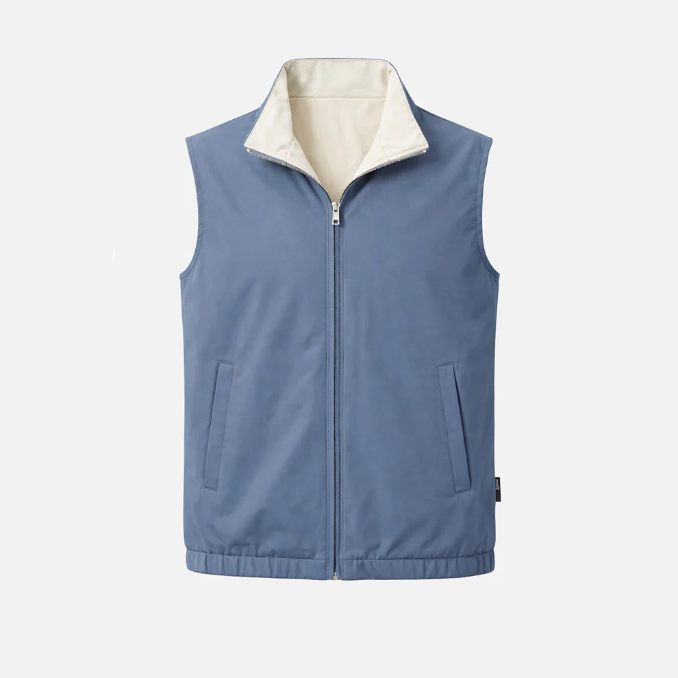 Cloud Blue Reversible Gilet