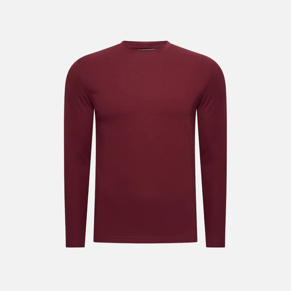 Burgundy Shiny Longsleeve