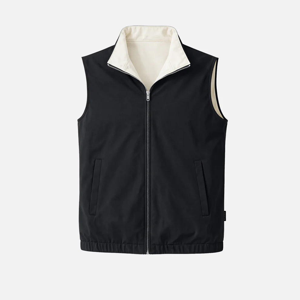 Black Reversible Gilet