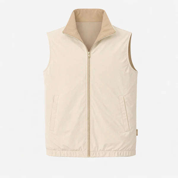 Beige Reversible Gilet
