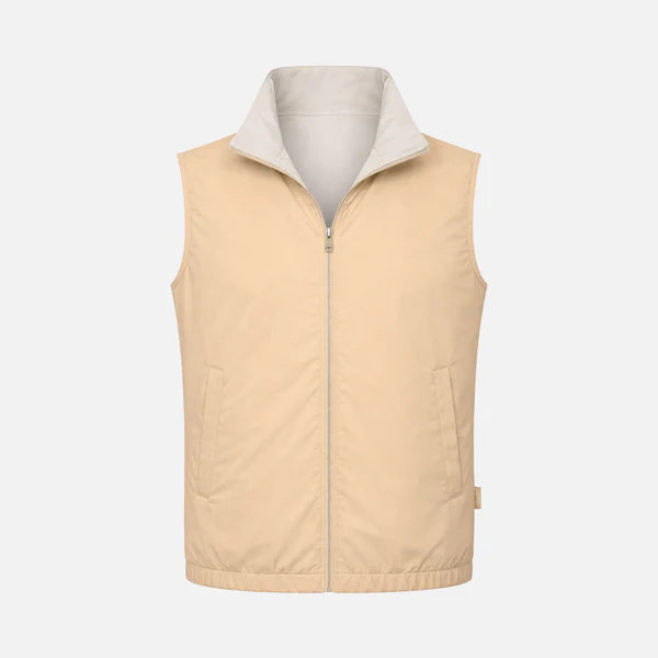 Beige Reversible Gilet